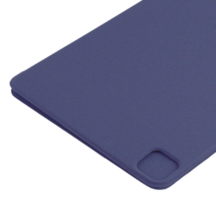 For iPad Pro 13 2024 Double-sided Clip Non-buckle Magnetic PU Smart Tablet Case(Dark Blue) - iPad Air 13 2024 Cases by buy2fix | Online Shopping UK | buy2fix