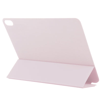 For iPad Air 11 2024 Double-sided Clip Non-buckle Magnetic PU Smart Tablet Case(Pink) - iPad Air 11 2024 Cases by buy2fix | Online Shopping UK | buy2fix