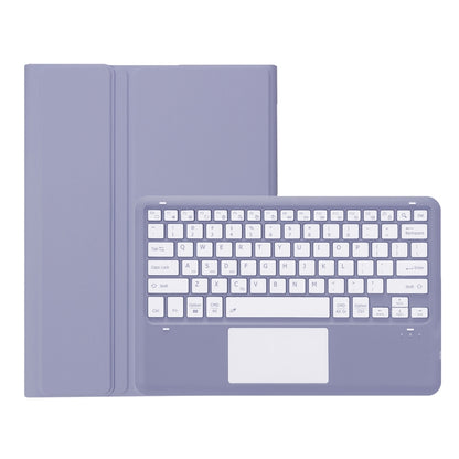 For iPad Pro 13 2024 A14B-A Detachable Ultra-Thin Bluetooth Touch Keyboard Leather Tablet Case with Pen Slot(Purple) - For iPad Pro by buy2fix | Online Shopping UK | buy2fix