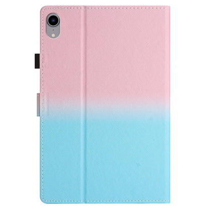 For iPad Pro 11 2024 Stitching Gradient Smart Leather Tablet Case(Pink Blue) - iPad Pro 11 2024 Cases by buy2fix | Online Shopping UK | buy2fix