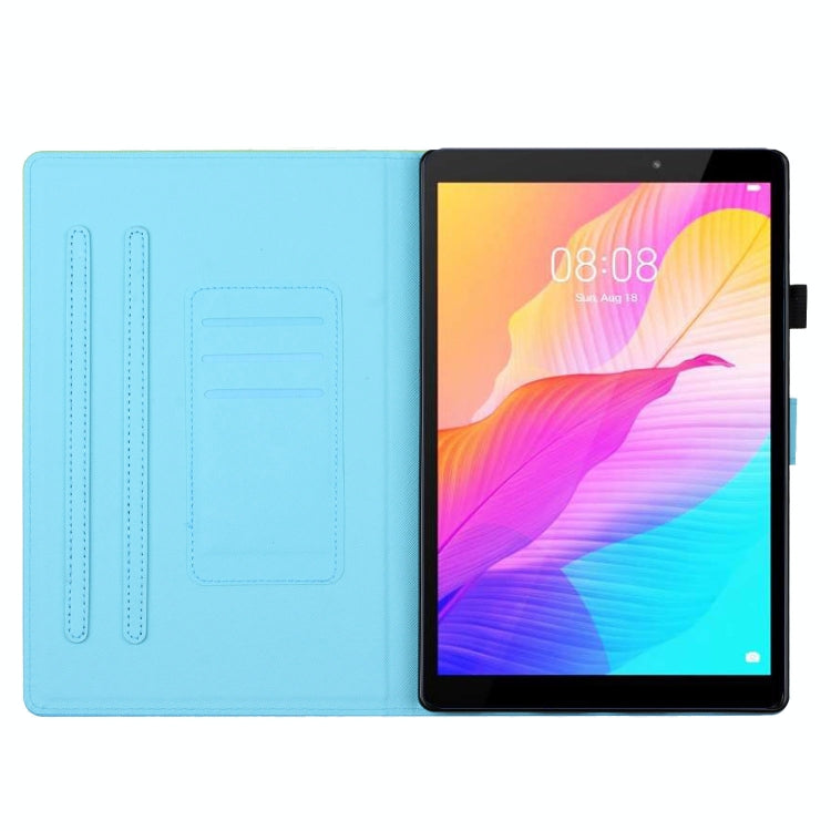 For iPad Pro 11 2024 Stitching Gradient Smart Leather Tablet Case(Pink Blue) - iPad Pro 11 2024 Cases by buy2fix | Online Shopping UK | buy2fix