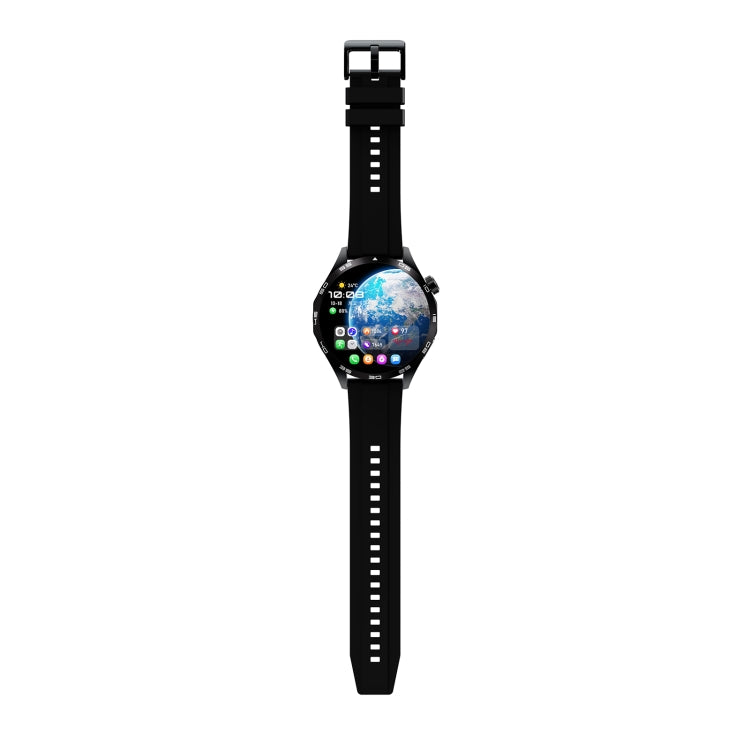 WS-26 1.52 inch IP67 Sport Smart Watch Support Bluetooth Call / Sleep / Blood Oxygen / Heart Rate / Blood Pressure Health Monitor, Silicone Strap(Black) - Smart Watches by buy2fix | Online Shopping UK | buy2fix