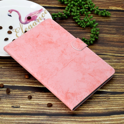 For iPad Pro 11 2024 Marble Style Cloth Texture Smart Leather Tablet Case(Pink) - iPad Pro 11 2024 Cases by buy2fix | Online Shopping UK | buy2fix