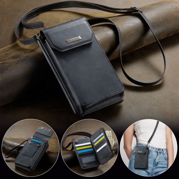 CaseMe Me40 Vertical Multifunctional Shoulder Crossbody Phone Bag(Black) -  by CaseMe | Online Shopping UK | buy2fix