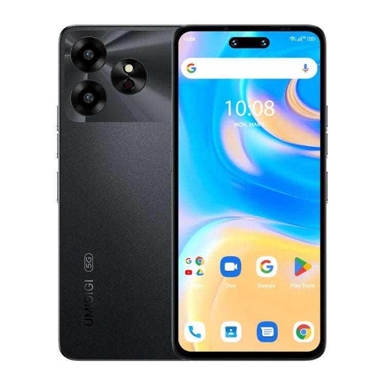 [HK Warehouse] UMIDIGI G6 5G, 6GB+128GB, Face ID Identification, 6.6 inch UMIDIGI OS Dimensity 6100+ 5G Octa Core, Network: 5G(Space Black) - UMIDIGI by UMIDIGI | Online Shopping UK | buy2fix