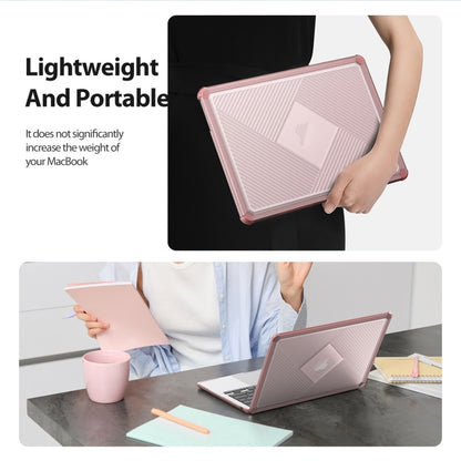 For MacBook Air 15.3 2023/2024 A2941 DUX DUCIS LCGH Laptop Frosted Protective Case(Pink) - MacBook Air Cases by DUX DUCIS | Online Shopping UK | buy2fix