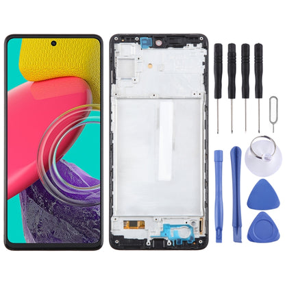 For Samsung Galaxy M53 SM-M536B 6.43inch OLED LCD Screen for Digitizer Full Assembly with Frame - LCD Screen by buy2fix | Online Shopping UK | buy2fix