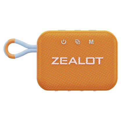 Zealot S75 Portable Outdoor IPX6 Waterproof Bluetooth Speaker(Orange) - Waterproof Speaker by ZEALOT | Online Shopping UK | buy2fix