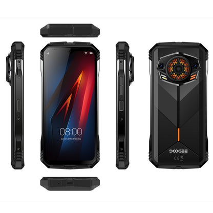 DOOGEE S PUNK Rugged Phone, 6GB+256GB, 6.58 inch Android 14 Spreadtrum T606 Octa Core, Network: 4G, OTG, NFC(Black) - DOOGEE by DOOGEE | Online Shopping UK | buy2fix