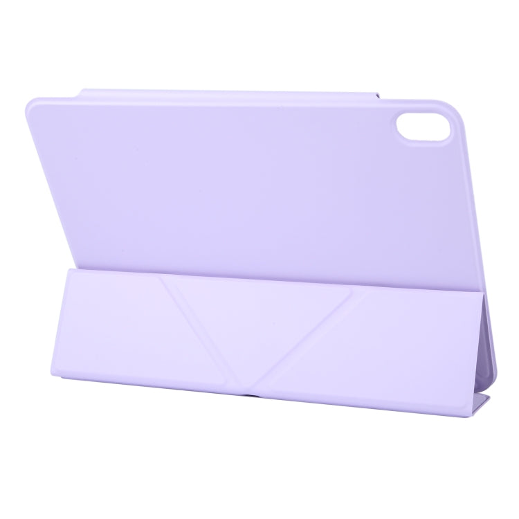 For iPad Air 11 2025 / 2024 Y-Shape Double-sided Clip Magnetic Smart Tablet Case(Purple) - iPad Air 11 2025 / 2024 Cases by buy2fix | Online Shopping UK | buy2fix