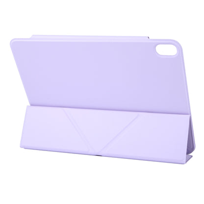 For iPad Air 11 2025 / 2024 Y-Shape Double-sided Clip Magnetic Smart Tablet Case(Purple) - iPad Air 11 2025 / 2024 Cases by buy2fix | Online Shopping UK | buy2fix