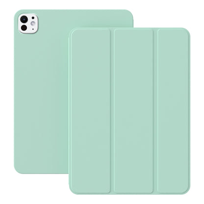 For iPad Pro 11 2024 Ultra-thin Double-sided Clip Magnetic Smart Tablet Case(Mint Green) - iPad Pro 11 2024 Cases by buy2fix | Online Shopping UK | buy2fix