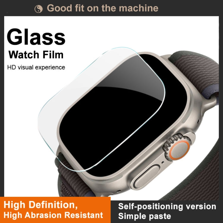 For Apple Watch Ultra 49mm / Ultra 2 49mm IMAK Tempered Glass Watch Protective Film Self-contained Positioning Version - Others by imak | Online Shopping UK | buy2fix