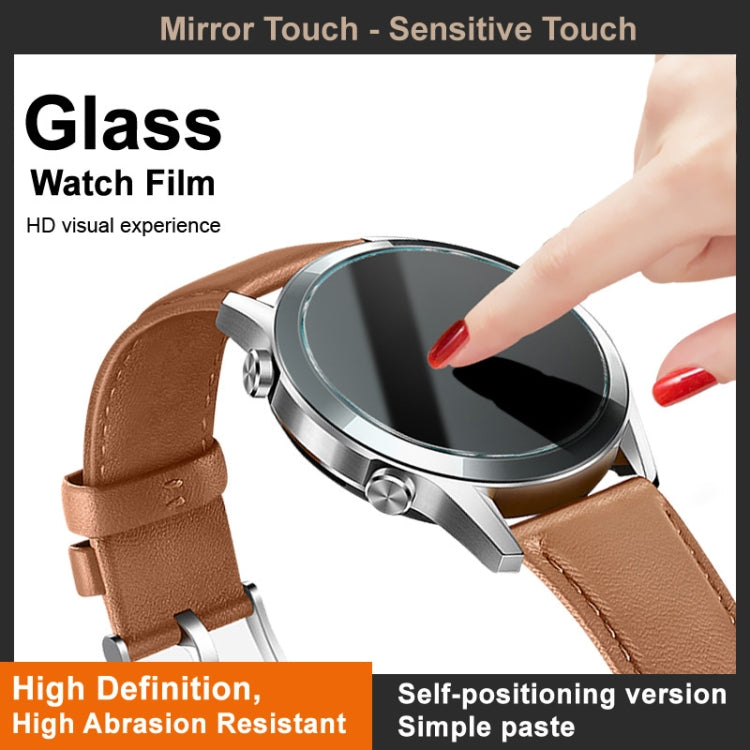 For Huawei Watch GT 4 46mm IMAK Tempered Glass Watch Protective Film Self-contained Positioning Version - Screen Protector by imak | Online Shopping UK | buy2fix