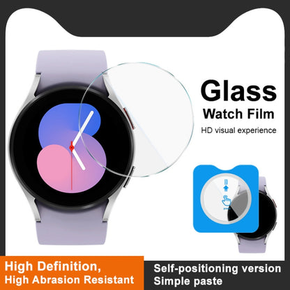 For Samsung Galaxy Watch5 40mm IMAK Tempered Glass Watch Protective Film Self-contained Positioning Version - Screen Protector by imak | Online Shopping UK | buy2fix