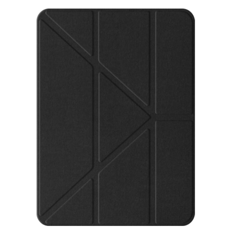 For iPad Air 13 2024 Mutural Multi-fold Smart Leather Tablet Case(Black) - iPad Air 13 2025 / 2024 Cases by Mutural | Online Shopping UK | buy2fix