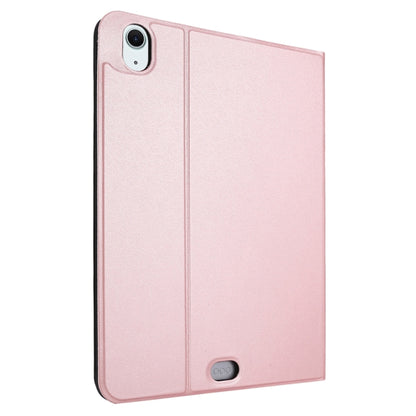 For iPad Air 11 2025 / 2024 Stretch Voltage Plain Leather Smart Tablet Case(Rose Gold) - iPad Air 11 2025 / 2024 Cases by buy2fix | Online Shopping UK | buy2fix