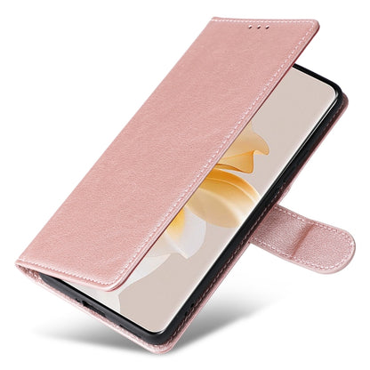 For OPPO Reno11 Pro 5G Global Multifunctional Horizontal Flip Leather Phone Case with Three Card Slot(Rose Gold) - Reno11 Pro Cases by buy2fix | Online Shopping UK | buy2fix