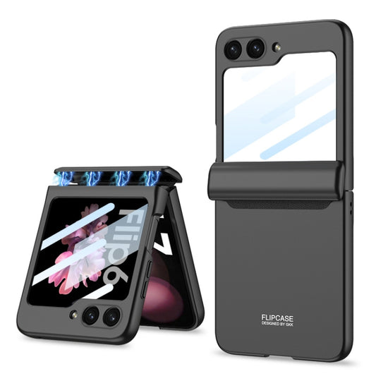 For Samsung Galaxy Z Flip6 GKK Integrated Magnetic Full Coverage Folding Phone Case(Black) - Galaxy Z Flip6 5G Cases by GKK | Online Shopping UK | buy2fix