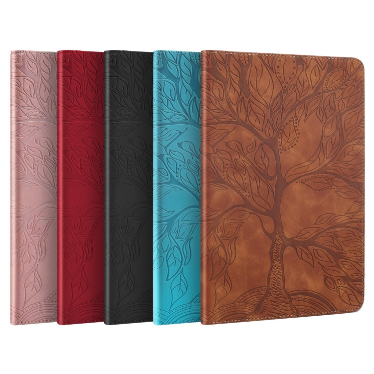 For iPad Pro 11 2024 Tree Life Series Embossed Smart Leather Tablet Case(Brown) - iPad Pro 11 2024 Cases by buy2fix | Online Shopping UK | buy2fix