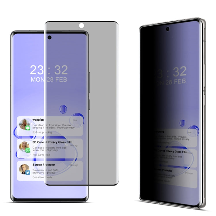For vivo X100 Ultra imak 3D Curved Privacy Full Screen Tempered Glass Film - vivo Tempered Glass by imak | Online Shopping UK | buy2fix