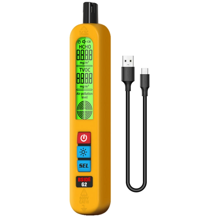 BSIDE G2 Portable Air Quality Detector Indoor Formaldehyde Tester - Air & Water Quality Tester by BSIDE | Online Shopping UK | buy2fix