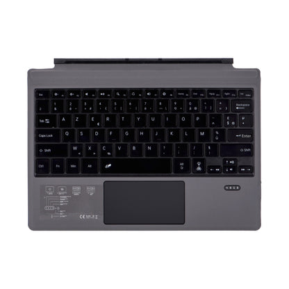 1089DC-FR French Backlit Magnetic Bluetooth 3.0 Keyboard for Microsoft Surface Pro 7 / 6 / 2017 / 4 / 3(Grey) - Others Keyboard by buy2fix | Online Shopping UK | buy2fix