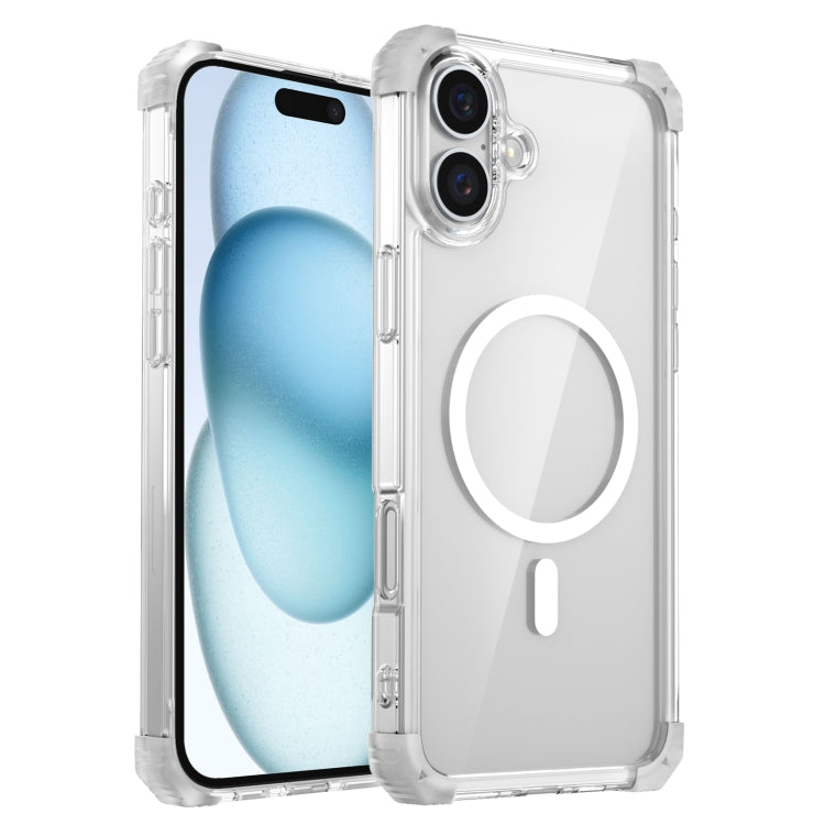 For iPhone 16 Plus Transparent MagSafe Magnetic Phone Case(Transparent) - iPhone 16 Plus Cases by buy2fix | Online Shopping UK | buy2fix