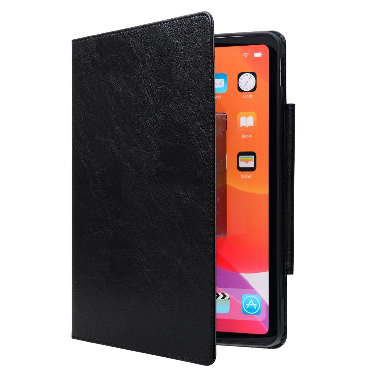 For Samsung Galaxy Tab S9 FE / S9 / S8 / S7 Cat Buckle Leather Smart Tablet Case(Black) - Galaxy Tab S9 Cases by buy2fix | Online Shopping UK | buy2fix