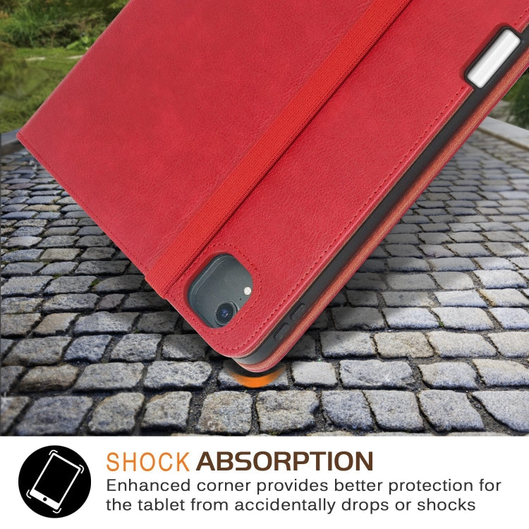 For iPad Air 11 2025 / 2024 Front Stand Smart TPU Leather Tablet Case(Red) - iPad Air 11 2025 / 2024 Cases by buy2fix | Online Shopping UK | buy2fix