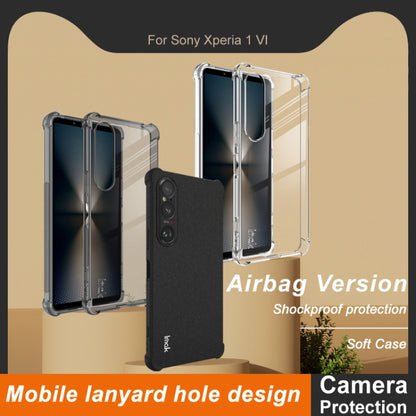 For Sony Xperia 1 VI imak Shockproof Airbag TPU Phone Case(Transparent) - Sony Cases by imak | Online Shopping UK | buy2fix