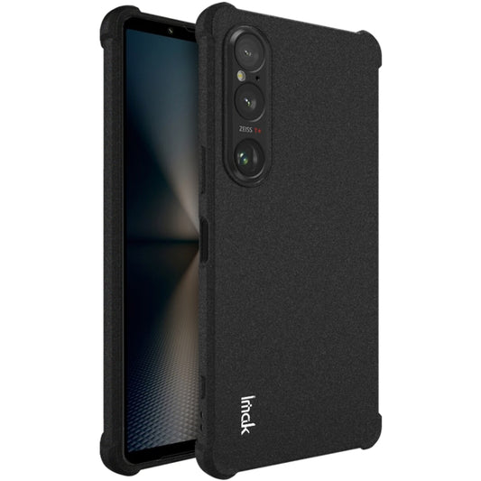 For Sony Xperia 1 VI imak Shockproof Airbag TPU Phone Case(Matte Black) - Sony Cases by imak | Online Shopping UK | buy2fix