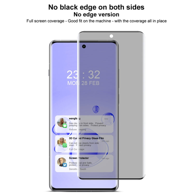 For vivo X100s Pro / X100 Ultra imak 3D Curved Privacy Full Screen Tempered Glass Film - vivo Tempered Glass by imak | Online Shopping UK | buy2fix