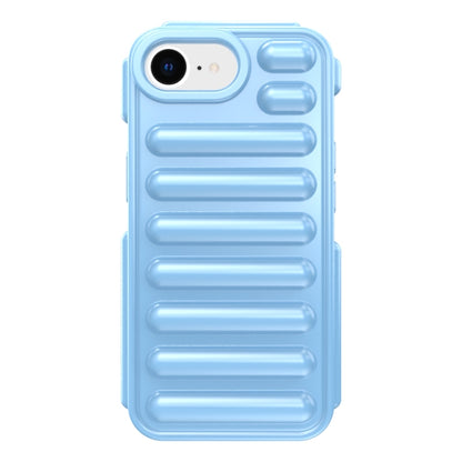 For iPhone 16e Capsule Series Candy Color TPU Phone Case(Blue) - iPhone 16e Cases by buy2fix | Online Shopping UK | buy2fix