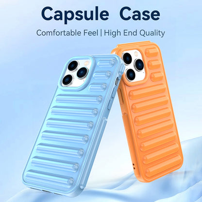 For iPhone 16 Pro Capsule Series Candy Color TPU Phone Case(Orange) - iPhone 16 Pro Cases by buy2fix | Online Shopping UK | buy2fix