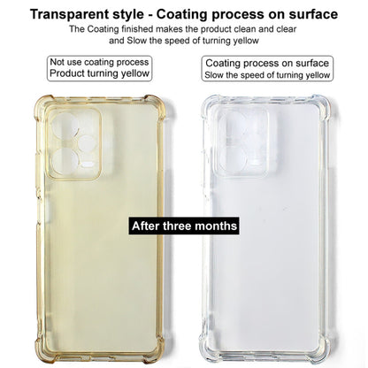 For Motorola Edge 2024 imak Shockproof Airbag TPU Phone Case(Transparent) - Motorola Cases by imak | Online Shopping UK | buy2fix