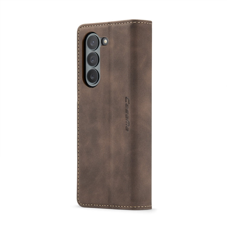 For Samsung Galaxy Z Fold6 5G CaseMe 013 Multifunctional Horizontal Flip Leather Phone Case(Coffee) - Galaxy Z Fold6 5G Cases by CaseMe | Online Shopping UK | buy2fix