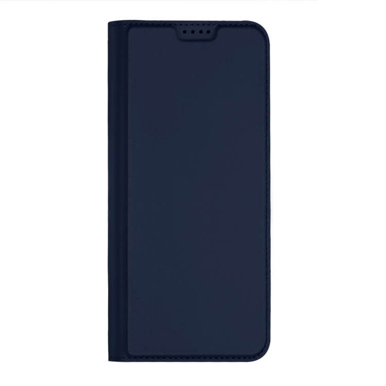 For Redmi 14C 4G DUX DUCIS Skin Pro Series Flip Leather Phone Case(Blue) - 14C Cases by DUX DUCIS | Online Shopping UK | buy2fix