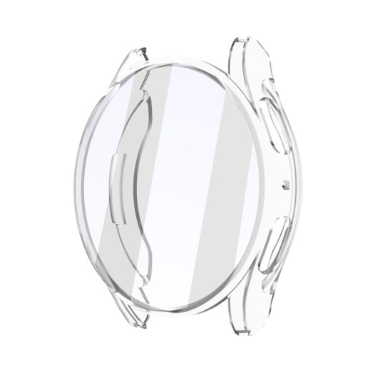 For Samsung Galaxy Watch FE 40mm Full Coverage Electroplated TPU Watch Protective Case(Transparent) - Watch Cases by buy2fix | Online Shopping UK | buy2fix