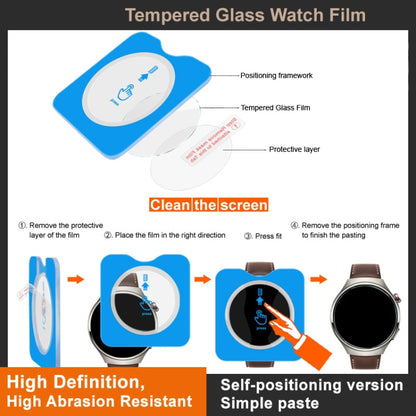 For Samsung Watch4 Classic 42mm imak Tempered Glass Watch Film, Self-positioning Version - Screen Protector by imak | Online Shopping UK | buy2fix