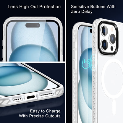 For iPhone 12 / 12 Pro Skin Feel Airbag Shockproof MagSafe Phone Case(Transparent) - iPhone 12 / 12 Pro Cases by buy2fix | Online Shopping UK | buy2fix