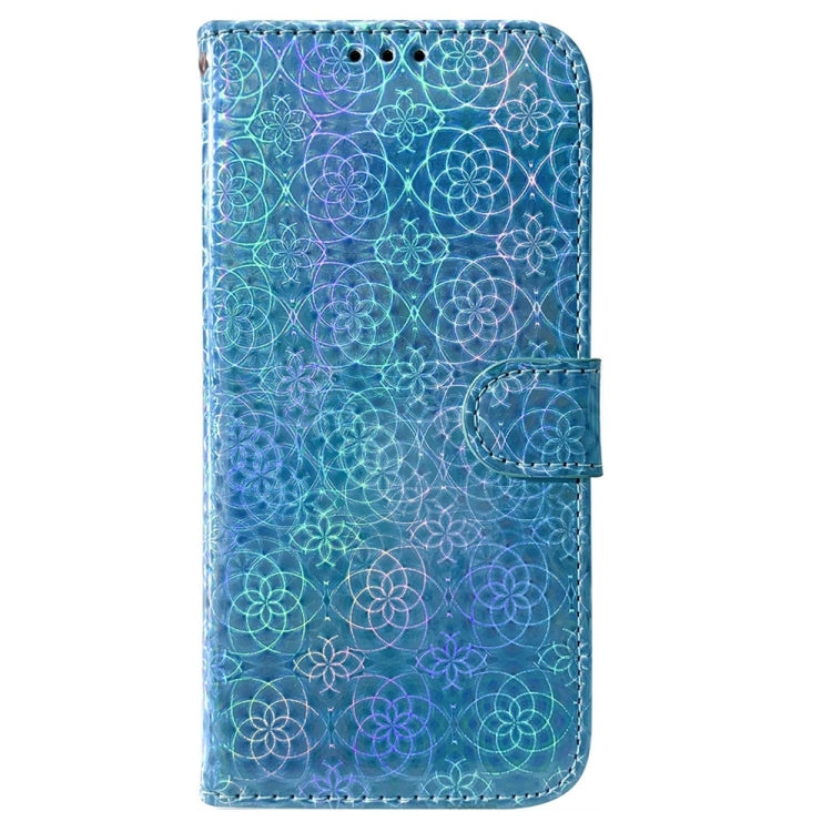 For Samsung Galaxy S25 Ultra 5G Colorful Magnetic Buckle Leather Phone Case(Blue) - Galaxy S25 Ultra 5G Cases by buy2fix | Online Shopping UK | buy2fix