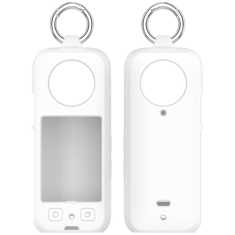 For Insta 360 X4 Portable Silicone Protective Case(White) - Case & Bags by buy2fix | Online Shopping UK | buy2fix