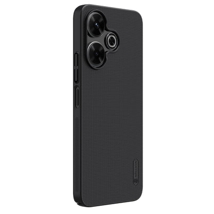 For Redmi Note 13R 5G / 13 4G NILLKIN Frosted PC Phone Case(Black) - Redmi 13 Cases by NILLKIN | Online Shopping UK | buy2fix