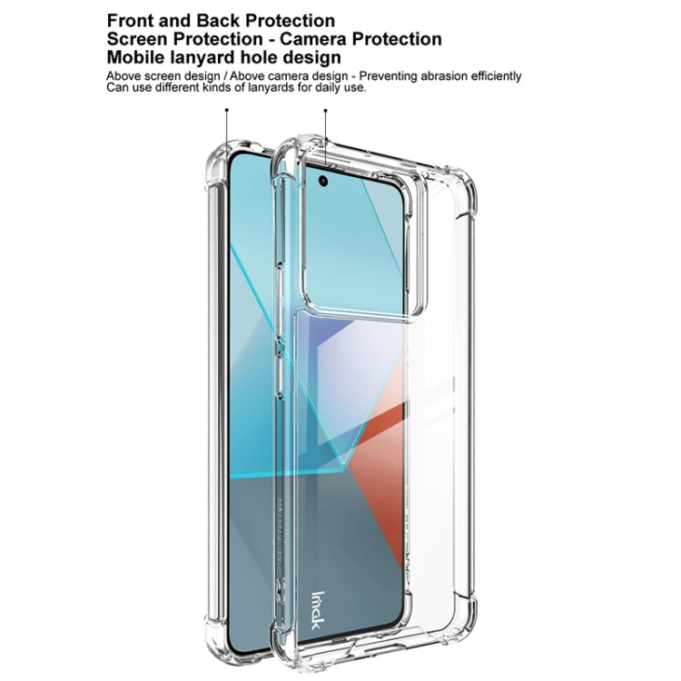 For Xiaomi POCO X6 5G IMAK Space Shield PC + TPU Airbag Shockproof Phone Case(Transparent) - Xiaomi Cases by imak | Online Shopping UK | buy2fix