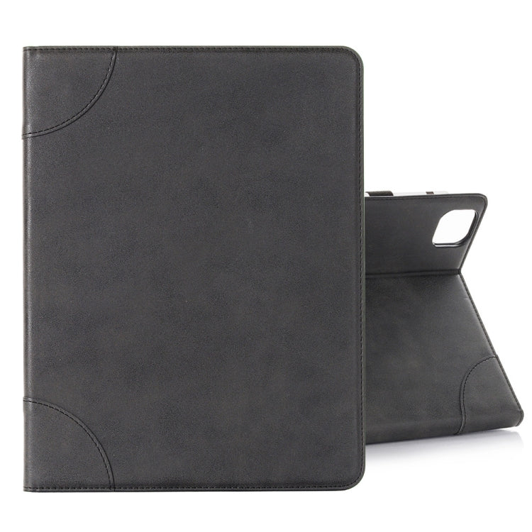 Retro Book Style Leather Tablet Case For iPad Pro 13 2024(Black) - iPad Pro 13 2024 Cases by buy2fix | Online Shopping UK | buy2fix