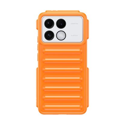 For Redmi K70 Capsule Series Candy Color TPU Phone Case(Orange) - K70 Cases by buy2fix | Online Shopping UK | buy2fix