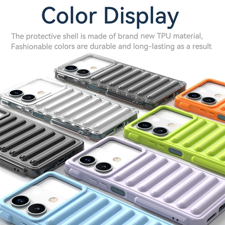 For Redmi K70 Capsule Series Candy Color TPU Phone Case(Blue) - K70 Cases by buy2fix | Online Shopping UK | buy2fix