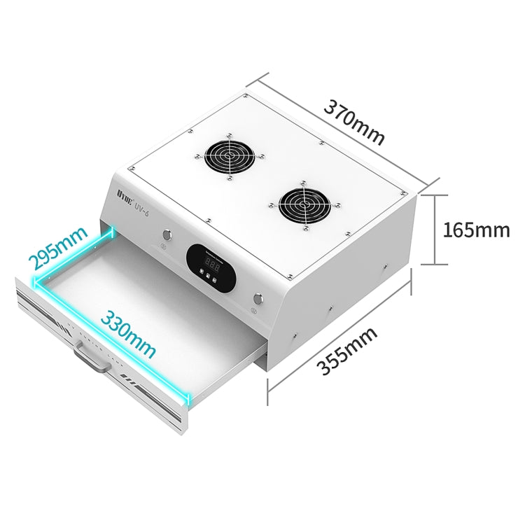 Uyue UV-6 15 inch Double Timing Intelligent Curing Lamp Mechanic for Phone / Pad (US Plug) - Others by buy2fix | Online Shopping UK | buy2fix