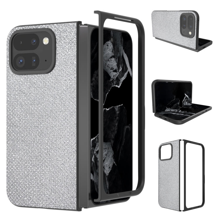 For Google Pixel 9 Pro Fold Diamond Frame Edge Full Coverage Phone Case(Jewel Silver) - Google Cases by buy2fix | Online Shopping UK | buy2fix